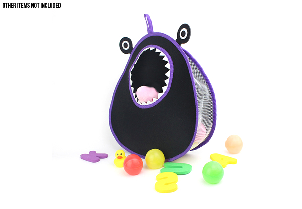 Big Mouth Shark Bath Toys Hanging Storage Bag - Three Colours Available with Free Delivery