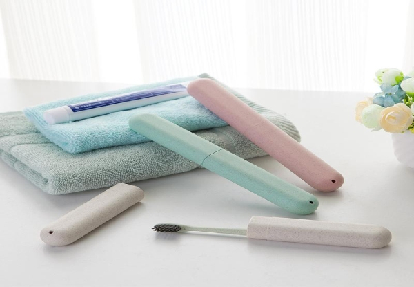 Portable Travel Toothbrush/Toothpaste Holder - Three Colours & Two Sizes Available