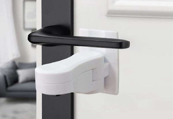 Child Safety Door Lever Lock - Options for Two or Four