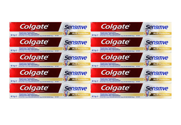 12-Pack of 110g Colgate Sensitive Multi-Protection Toothpaste with Free Delivery
