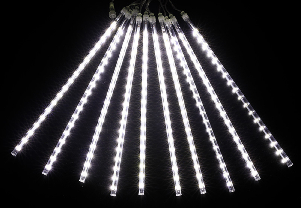 288-LED Outdoor Solar Meteor Shower Rain Lights - Three Colours Available