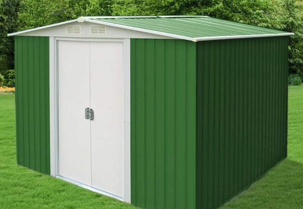 $439 for a Heavy Duty Garden Shed with a Gable Roof & Sliding Doors