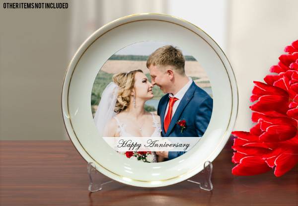 Personalised Ceramic Plate - Option for 10" or 7.5" Plate