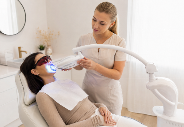 Professional LED Teeth Whitening in Papakura 30, 60 or 90-Minute Treatments