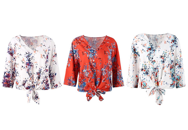 Floral Summer Top - Three Colours & Four Sizes Available