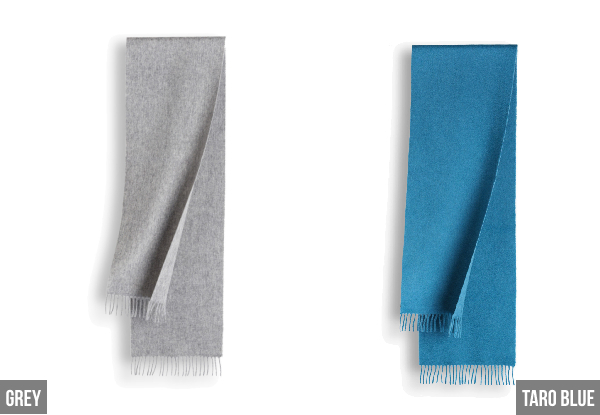 100% Wool Scarf - 13 Colours Available
