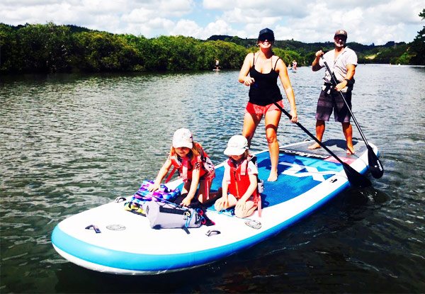 One-Hour Stand-Up Paddle Board Hire for One Person - Options for Two, Four or Six People & to incl. Lesson