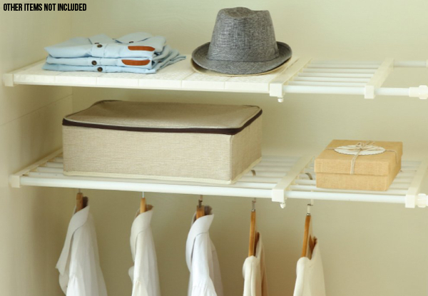 Adjustable Storage Expandable Shelf - Three Sizes Available