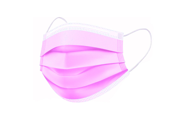 50-Pack of Disposable Face Masks -  Three Colours Available