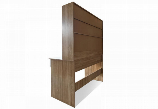 Eevi Drawer Desk with Shelves - Two Sizes Available