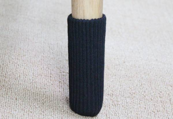 12-Pack of Chair Leg Socks - Four Colours & Option for 24-Pack Available with Free Delivery