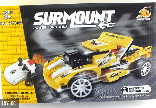 Remote Control Building Blocks Car - 13 Styles Available with Free Metro Delivery