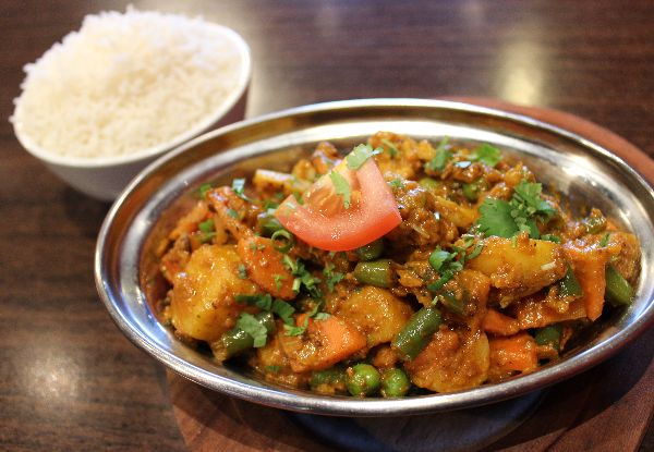 $50 Indian Dine-In Voucher for Two People - Valid Six Days a Week