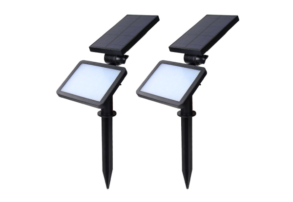LED Solar Outdoor Garden Wall Light - Option for Two