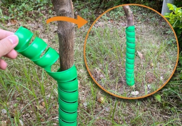 Four-Piece Spiral Tree Trunk Protectors - Two Colours Available