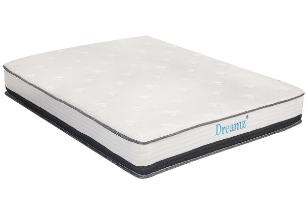 DreamZ 21cm Pocket Spring Single Mattress Foam Bed Top