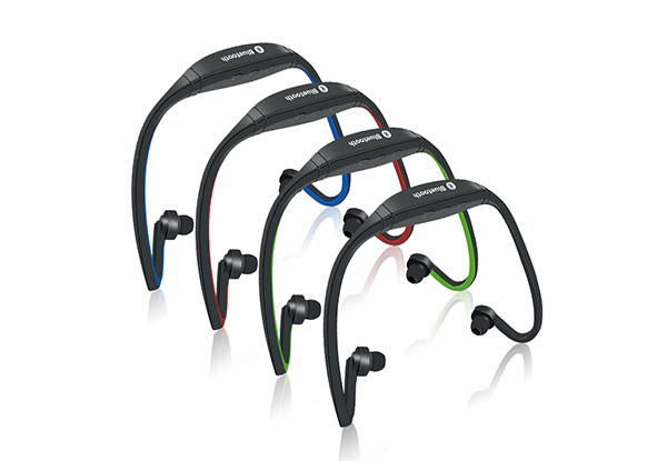Wireless Bluetooth Sports Earphones - Four Colours Available