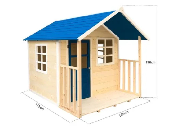 Wooden Kids Cubby House - Two Colours Available
