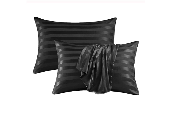 Two-Piece Envelope Satin Pillowcase - Available in Six Colours & Two Sizes