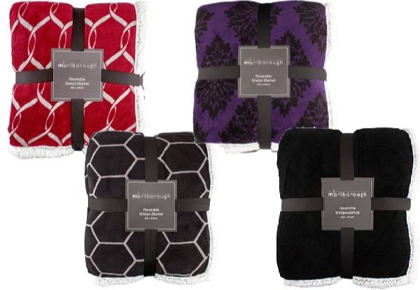 Winter Sherpa Blanket Range - Four Styles Available