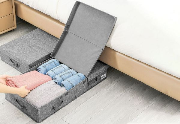 Under Bed Storage Box with Lid - Two Styles Available