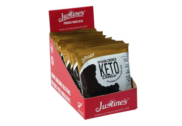 Justine's Keto Crunch Cookie Boxes Range - Available in Four Options
