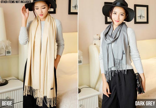 Cashmere Scarf - 14 Colours Available
