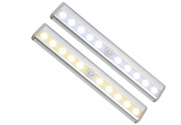 One Wireless Cupboard Motion Sensor LED Light - Two Colours Available & Option for Two or Four