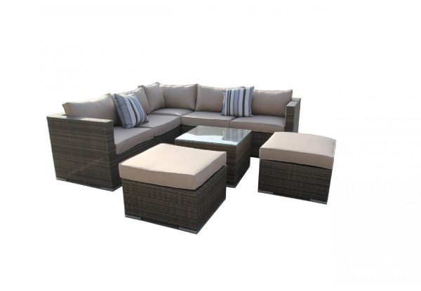 Aberdeen Six-Piece Outdoor Furniture Set - Two Colours Available