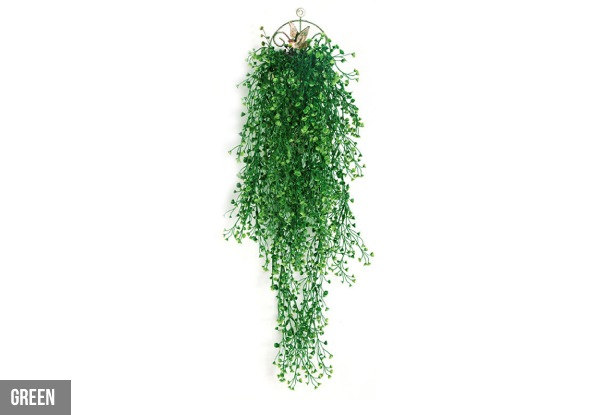 Two Artificial Flower Vines - Four Colours Available & Option for Four
