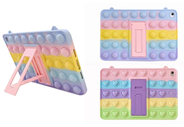 Push-Pop Fidget Protective Case Compatible with iPad - Two Options & Five Sizes Available