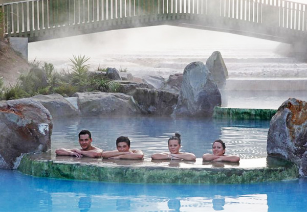 Thermal Hot Pool Entry - Options for Adult, Child or Family Wairakei Terraces Walkway Entry