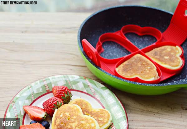 Silicone Nonstick Pancake/Egg Mould - Four Styles Available