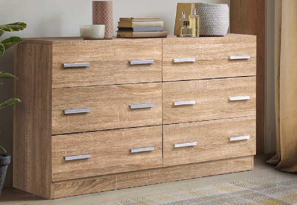 Artiss Six-Drawer Chest Cabinet