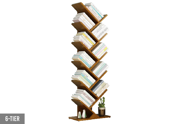 Tree-Shaped Bamboo Bookshelf - Three Options Available