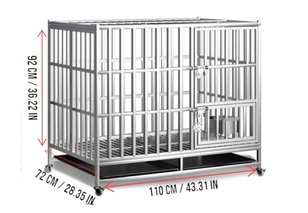 Heavy-Duty Pet Dog Crate