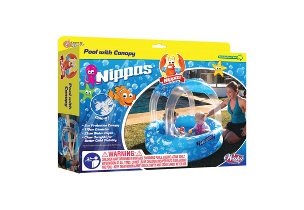 Nippas Pool with Canopy - Two Colours Available