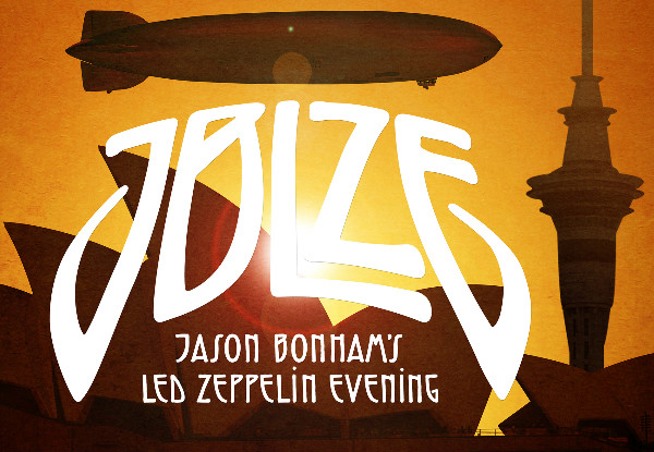 Jason Bonham Led Zeppelin Evening 
at Logan Campbell Centre, Auckland Saturday 2nd June 8.00pm - Options for Stalls & Circle Seating Available (Booking & Service Fees Apply)