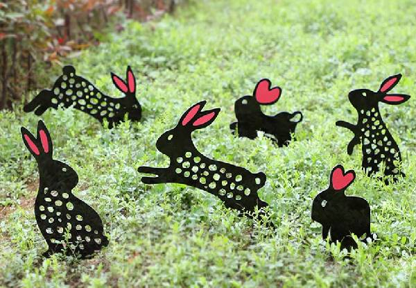 Garden Rabbit Decor Stake - Six Styles Available & Option for Two-Pack