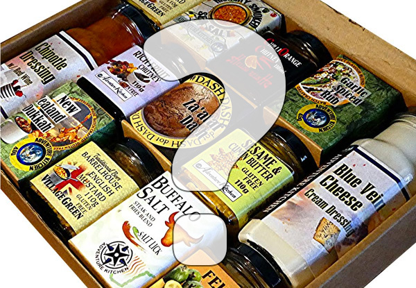 Nelson Naturally Gourmet Condiments, Spices, Salts, Sauces & Marinades Lucky Dip Mega Box - Option for Two