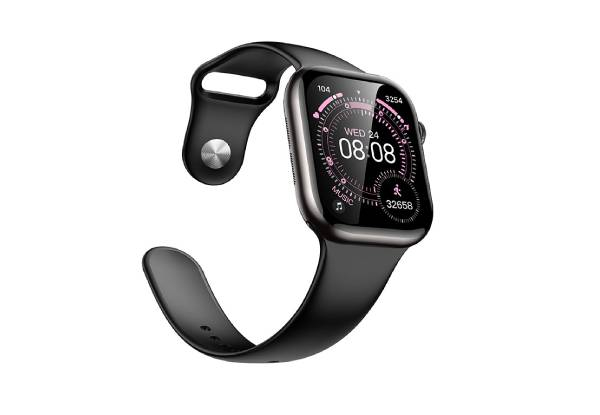 Nexus Pulse IPX6 Water-Resistant Smartwatch iOS Android Black