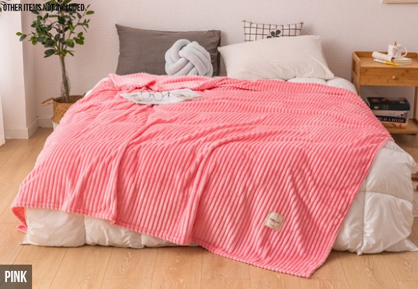 Flannel Blanket - Five Sizes & Eight Colours Available