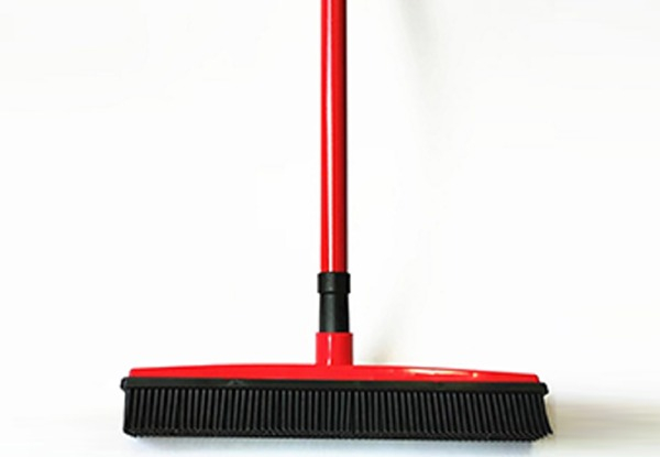 Carpet Pet Hair Removal Broom with Telescopic Rod - Available in Four Colors & Option for Two-Pack