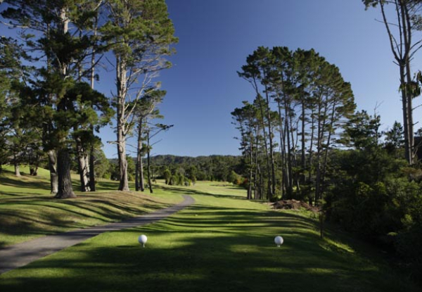 18-Holes of Golf for Two People at Redwood Park Golf Club Incl. Club/Trundler Hire & Two Beers, Wines, Spirits or Soft Drinks - Option for Four People