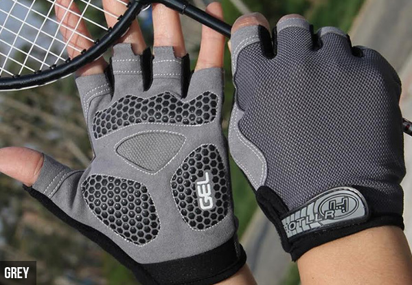 Outdoor Sport 3D Gel Silicone Padded Half Finger Gloves with Free Delivery