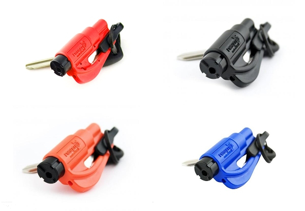 Resqme Car Escape Tool - Four Colours Available & Option for Four- or Eight-Pack
