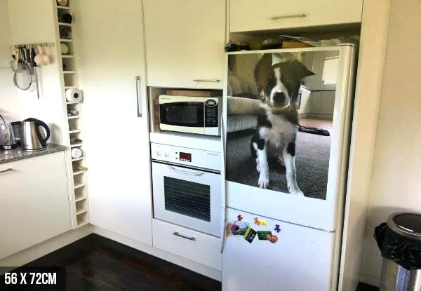 'Funk My Fridge' Personalised Photo Sticker - Option for 42 x 59cm or 56 x 72cm (Delivery Charges Apply)