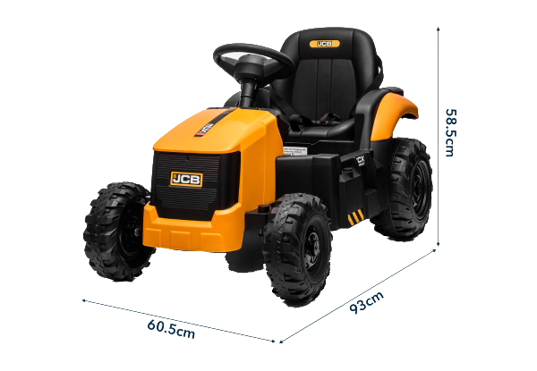 Kids 12V Electric RC Ride-On Tractor Toy