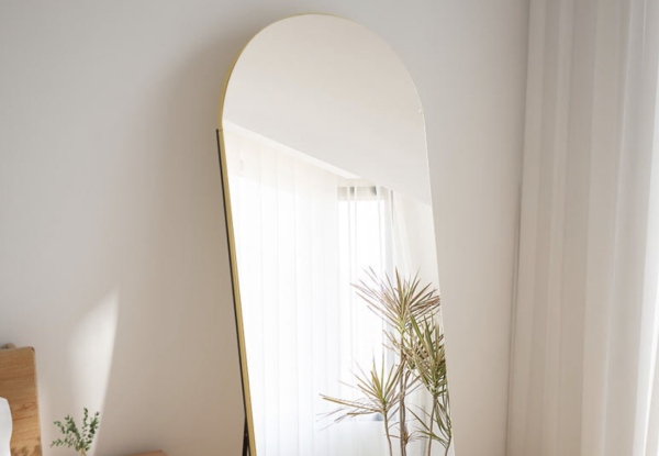 Arched Full-Length Mirror with Stand