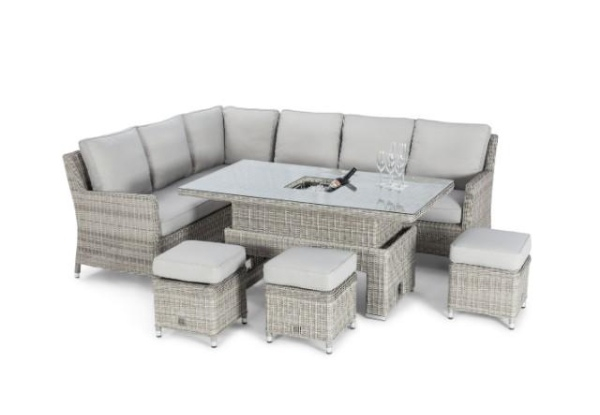Manchester Outdoor Corner Sofa Set with Stools